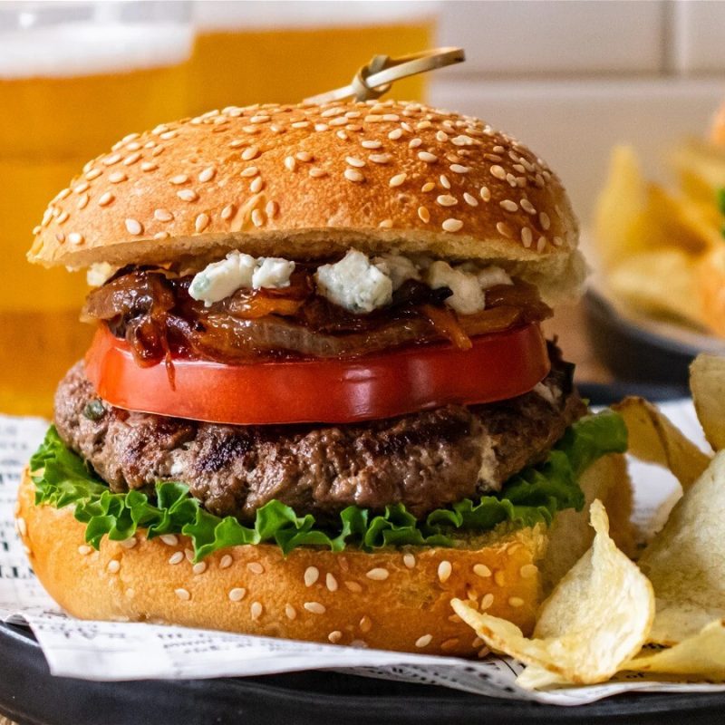 Burger Black and Blue 2